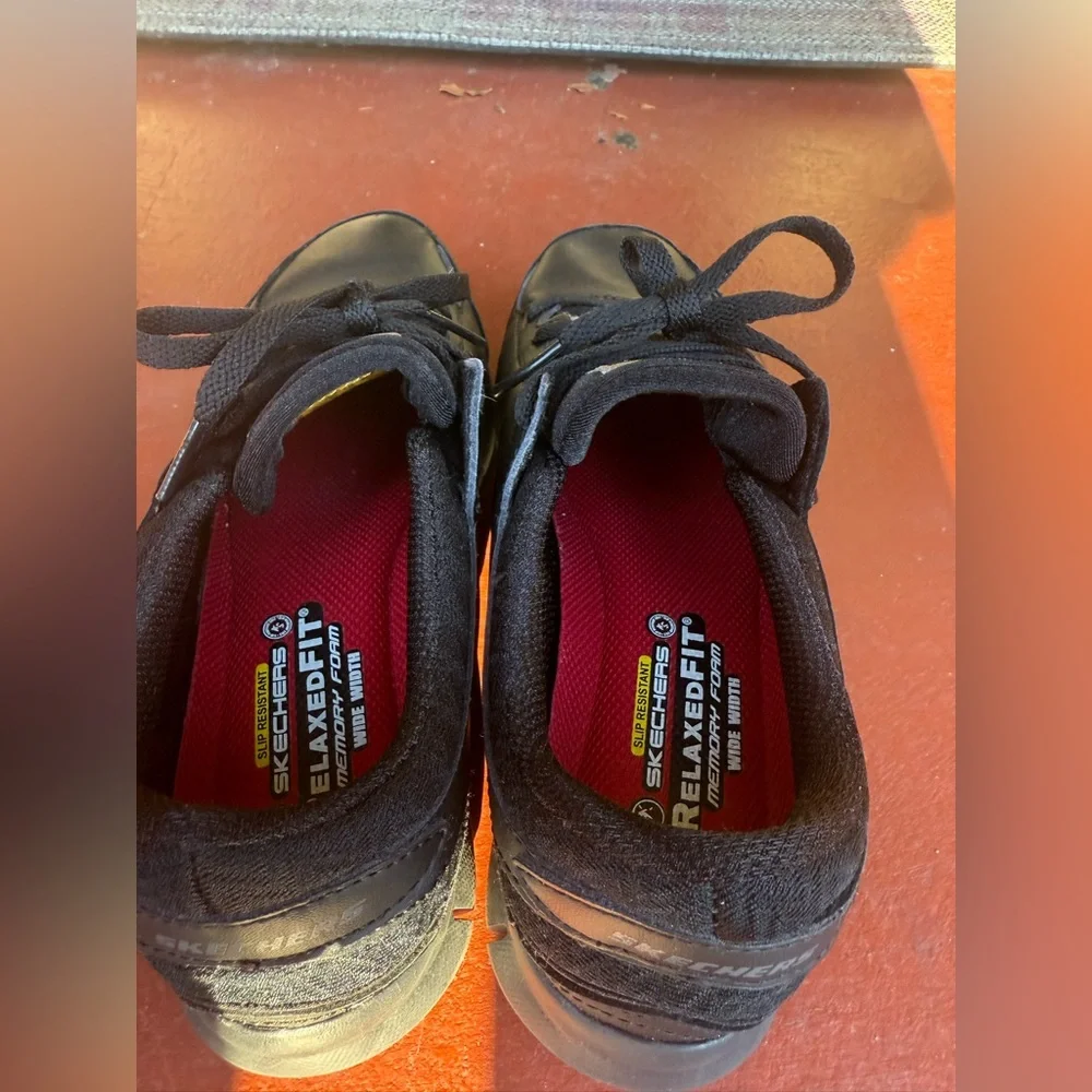 Sketchers women relaxfit slip resistant work shoes size 6 - Picture 7 of 16